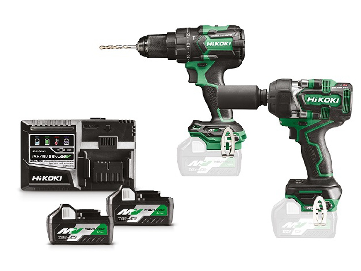 Kit combinato 36V trapano DV36DCWRZ + avvitatore WR36DEW2Z